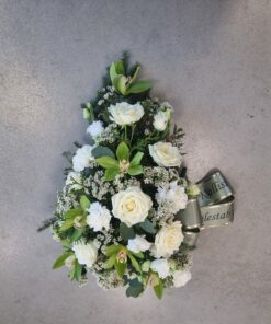 Leinakimp tilgakujuline – Roheline/valge